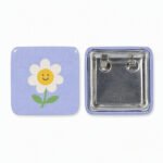 Customized Metal Square Badge Pins