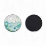 Customized Tinplate Glass Round Fridge Magnets - Image 5