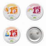 Custom Tinplate Iron Bottom Round Badge Pins - Image 3