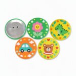 Customized Embroidered Brooch Round Badge Pins - Image 2