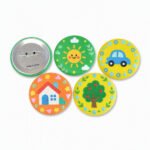 Customized Embroidered Brooch Round Badge Pins - Image 4