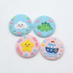 Customized Embroidered Brooch Round Badge Pins - Image 5