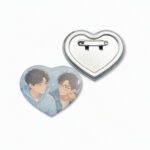 Customized Metal Heart Shape Badge Pins - Image 6