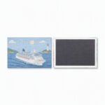 Customized Tinplate Fabric Texture Square Refrigerator Magnets - Image 2