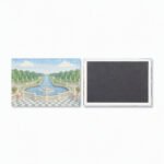 Customized Tinplate Fabric Texture Square Refrigerator Magnets - Image 3