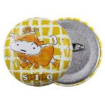 PU leather badge