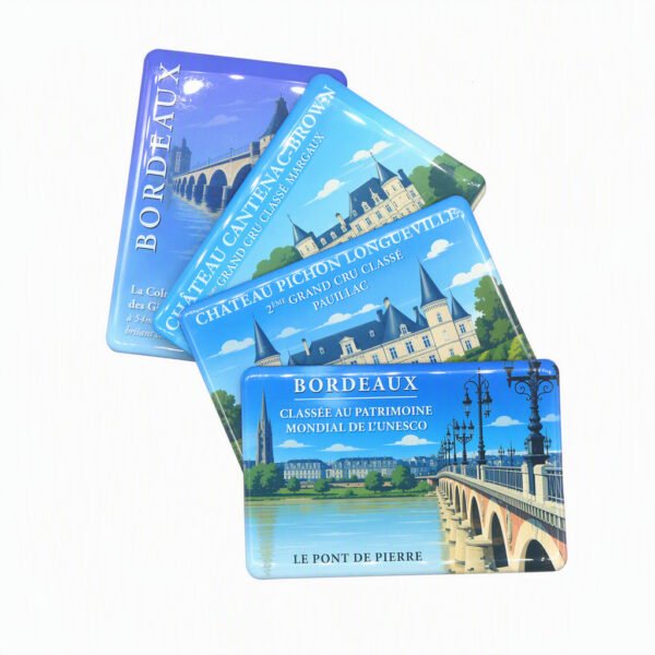 Personalized Your Design Epoxy Tinplate Square Fridge Magnets