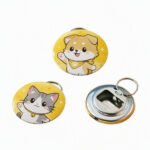 Customized Round Badge Pins Bottle Opener - Image 6