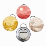 Customized Round Badge Pins Bottle Opener