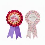 Customized Colored Ribbon Chest Flower Coarsage - Image 2