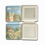 Customized Tinplate EVA Folding Pocket Mirrors - Image 3