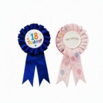 Customized Colored Ribbon Chest Flower Coarsage - Image 3