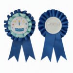 Customized Colored Ribbon Chest Flower Coarsage - Image 5