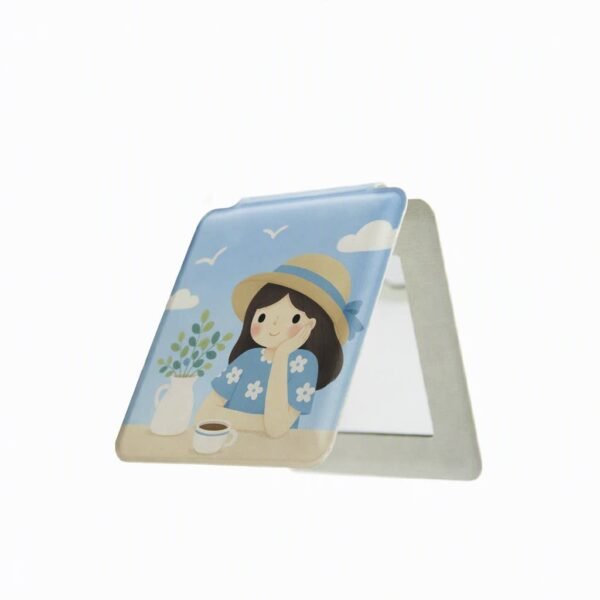 Customized Tinplate EVA Folding Pocket Mirrors