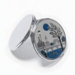 Customized Aluminum Round Double-sided Compact Mirrors - Image 4