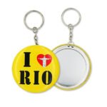 Custom Tinplate Badge Pin Keychain - Image 2