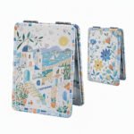 Customized Tinplate Double Side PU Leather Folding Makeup Mirrors - Image 7