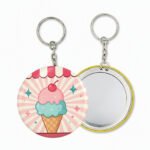 Custom Tinplate Badge Pin Keychain