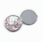 Customized Aluminum Round Double-sided Compact Mirrors - Image 6