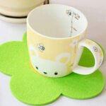 Customized felt coasters with excellent water absorption properties