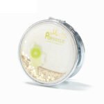 Flowing sand circular double-sided folding mirror