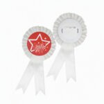 Customized Colored Ribbon Chest Flower Coarsage - Image 6