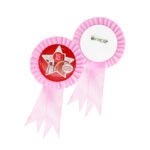 Customized colored ribbon chest flower