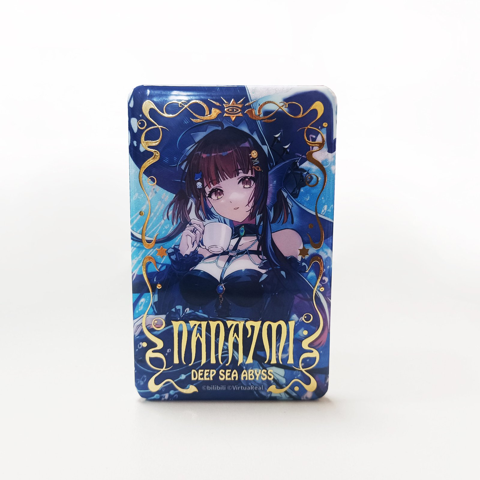2 Custom Raised Foil Printing Cold Foil Stamping Glitter Holographic Button Pins - Image 1