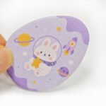 Customized Tinplate Oval Raised Foil Sheet Rhinestone Holographic Button/Badge Pins - Image 4