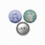 Customized Iron Plate Beer Cap Badge Pin - Image 2