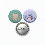 Customized Iron Plate Beer Cap Badge Pin - Image 4
