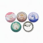 Customized Iron Plate Beer Cap Badge Pin