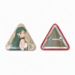 Custom Triangle Glitter Button Pins - Image 4