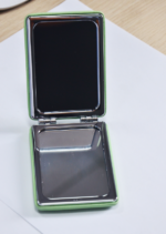 Customized PU Leather Makeup Mirror - Image 2