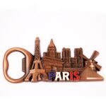 Custom LOGO Vintage Building Metal Fridge Magnet Bottle Opener - Image 2