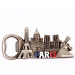 Custom LOGO Vintage Building Metal Fridge Magnet Bottle Opener