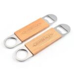 Custom Wood Bottle Opener With Your Design LOGO - Image 2