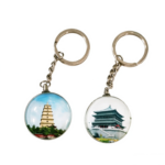Custom Crystal Glass Fridge Magnet Keychain