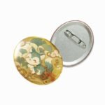 Custom Oval Cold Foil Glitter Holographic Button Pins - Image 4