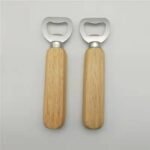 Custom Beer Bottle Opener With Rubberwood Handle - Image 4
