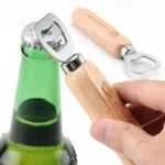 Custom Beer Bottle Opener With Rubberwood Handle - Image 5