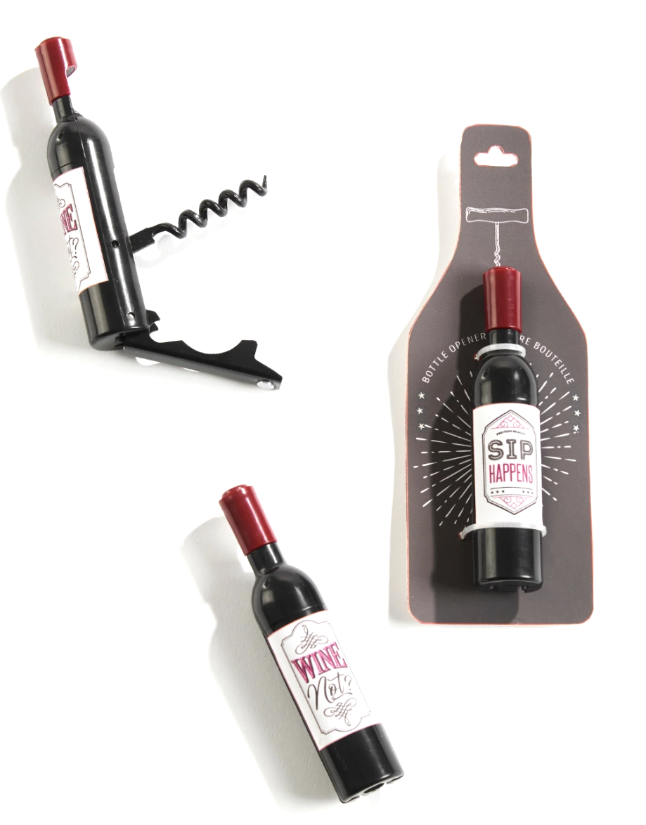 3 Customized Red Wine Bottle Opener - Image 1