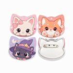 Customized Tinplate Cat Shape Badge - Image 4