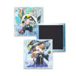 Custom Tinplate Fridge Magnet – Square Cartoon Anime City Souvenir Magnet