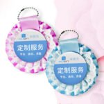 Customized Lace Ribbon Badge Pendant Beaded Chain Corsage - Image 4