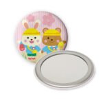 Customized PU Leather Round Single-Side Makeup Mirror - Image 5