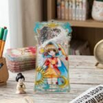 Custom Quicksand Acrylic Standee – Transparent Glitter Sand Anime Figure Stand - Image 2